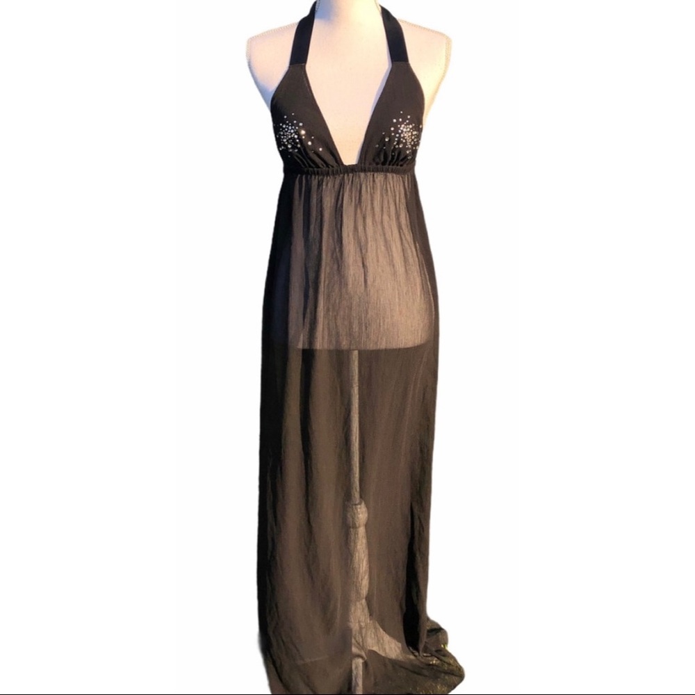 Victoria’s Secret Sexy Little Things Rhinestones Crystals Night Gown Babydoll M